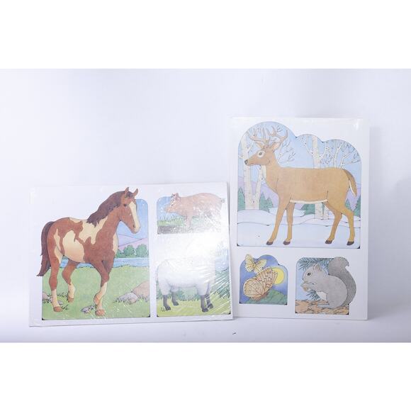 Primary Visual Aids Cutouts, Domestic Animals, Fish Birds, Wild Animals, - Picture 1 of 4